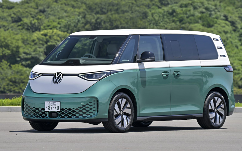 画像］フォルクスワーゲン、新型EVミニバン「ID.Buzz」日本発表 6人