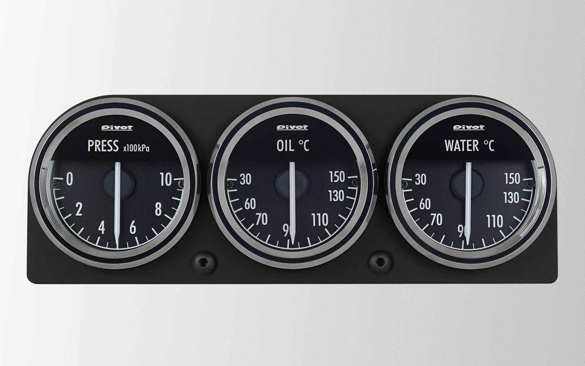 画像］ピボット、Φ52用3連メーターパネル 「STING 52」「GT GAUGE-52