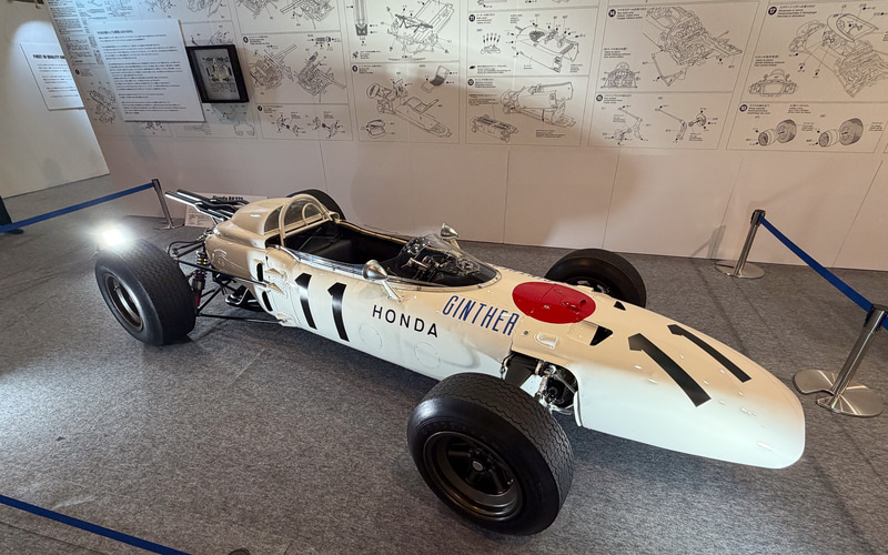 画像］タミヤフェア、角田選手がF1メキシコGPでドライブしたホンダF1初