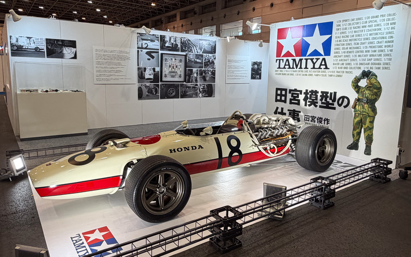 画像］タミヤフェア、角田選手がF1メキシコGPでドライブしたホンダF1初