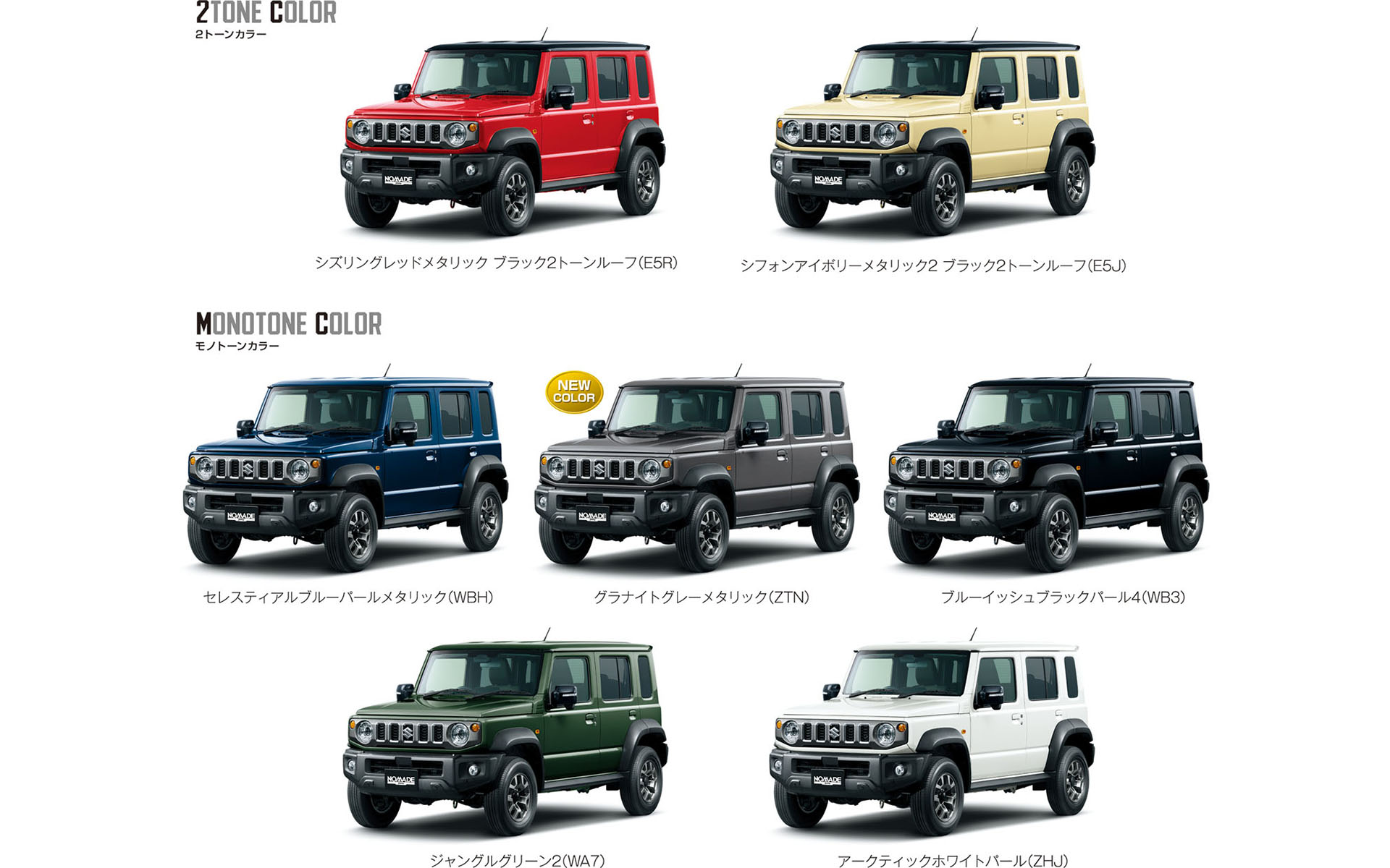 画像］スズキ、「ジムニーノマド」受注再開に合わせて一部仕様変更