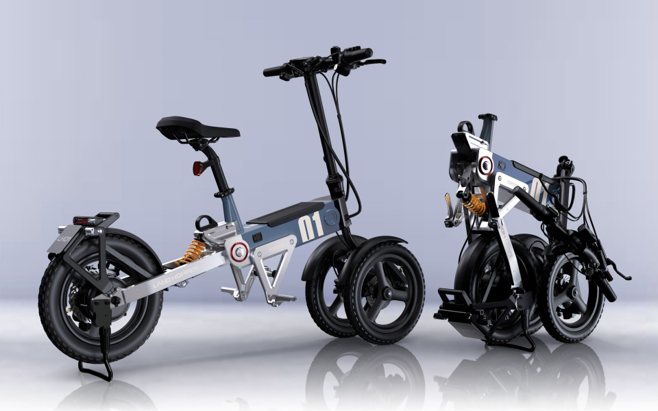 Lepper レッパー オランダ製折りたたみ式　自転車 画像］トヨタ、特定小型原動機付自転車「ランドホッパー」2027年春以降