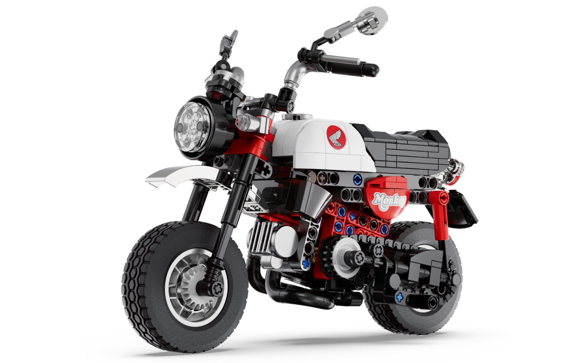 画像］ホンダのバイク「モンキー125」を527ピースのブロックでリアルに
