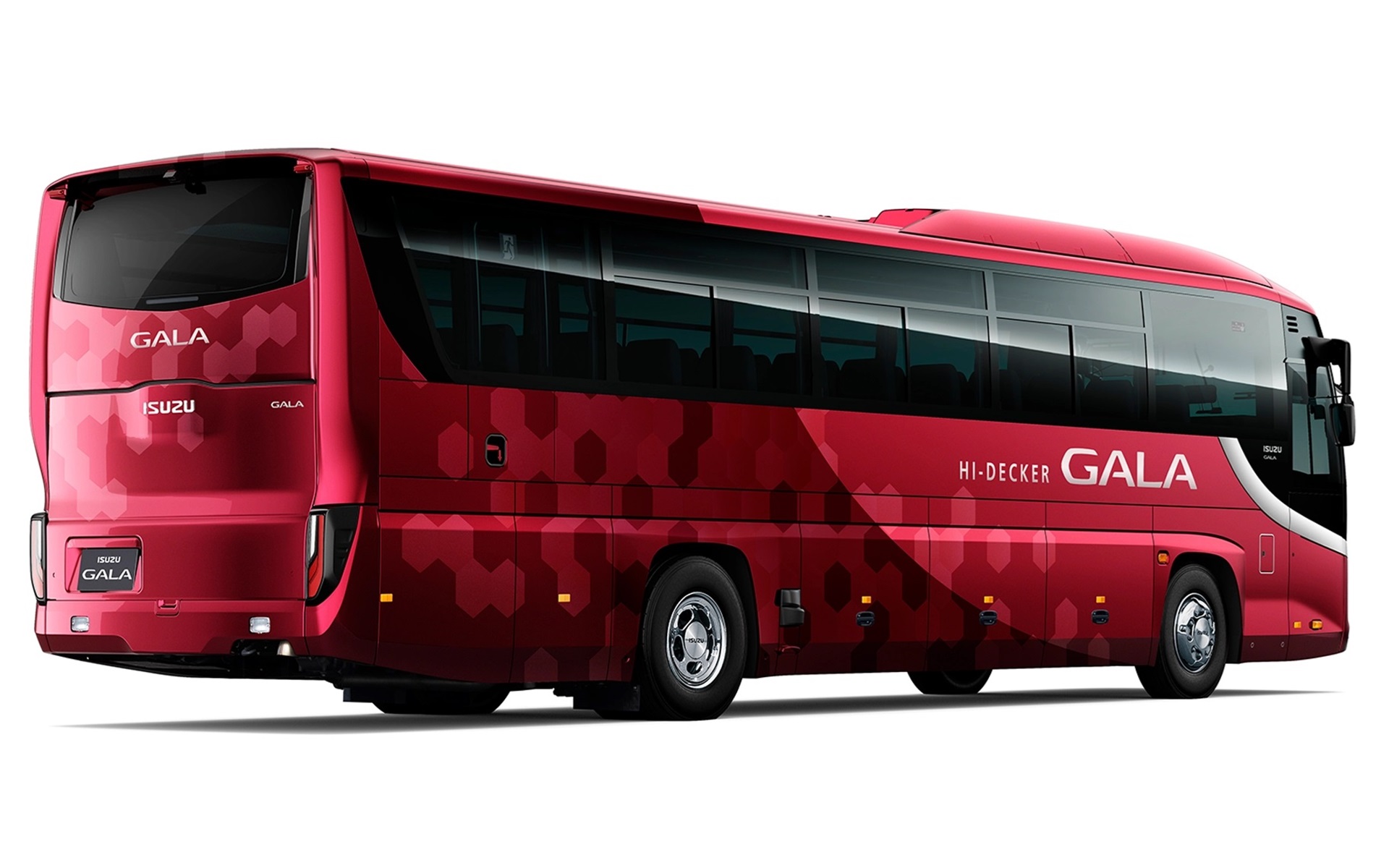 画像］いすゞ、大型観光バス「ガーラ」一部改良 先進安全機能と運転