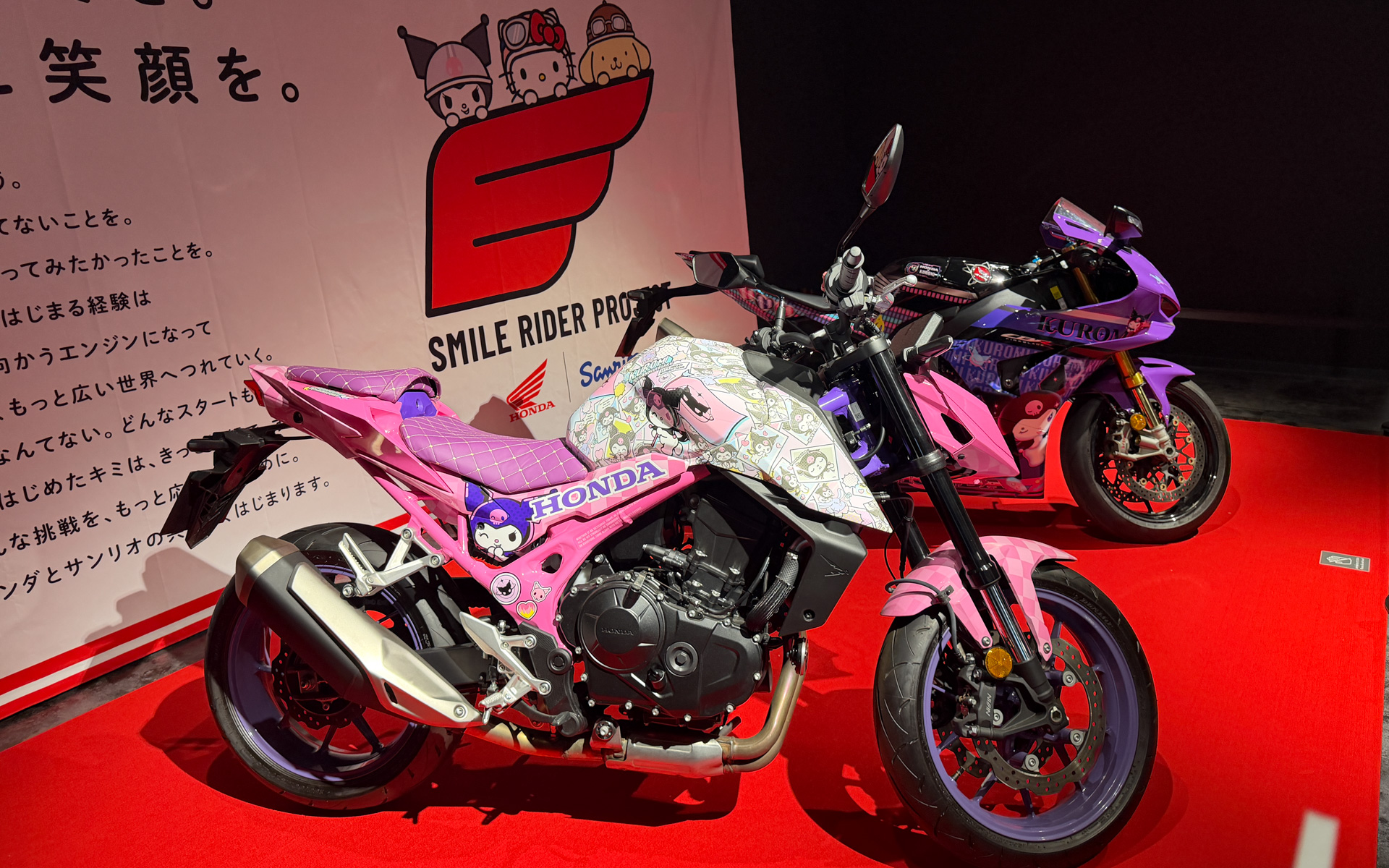 画像］ポムポムプリン、ハローキティ、クロミが鈴鹿サーキットに登場