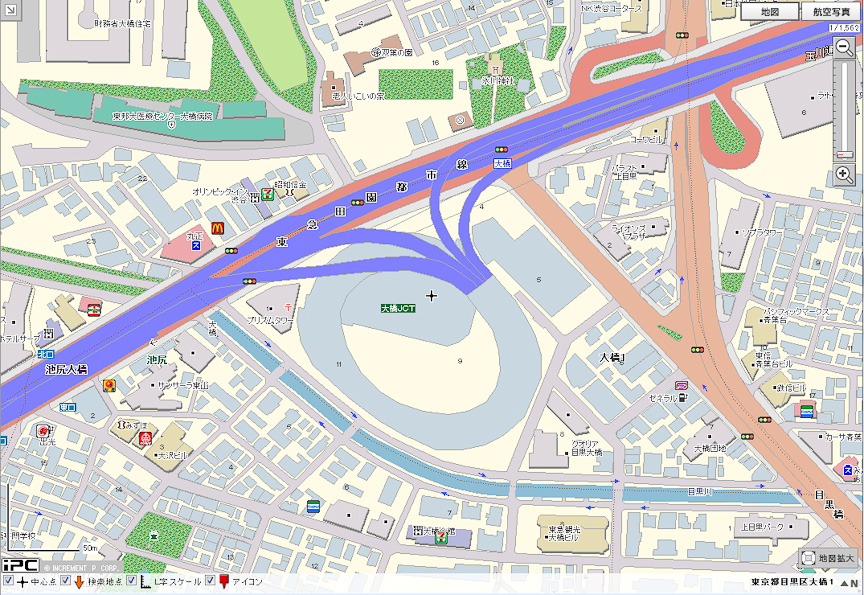 画像 インクリメントp 道路新規開通に伴い Mapfan シリーズのデータ更新 首都高 大橋jct 第二京阪 圏央道 桶川北本icなど 4 5 Car Watch