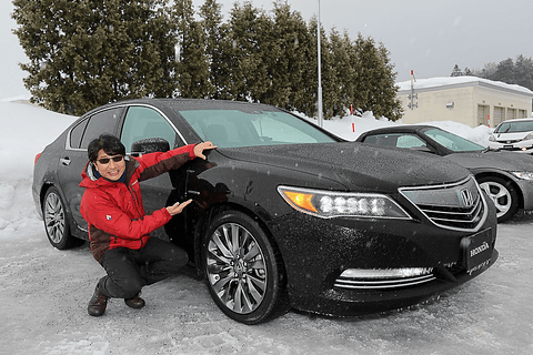 ホンダの4wdシステム乗り比べ 鷹栖コース雪上試乗 Car Watch