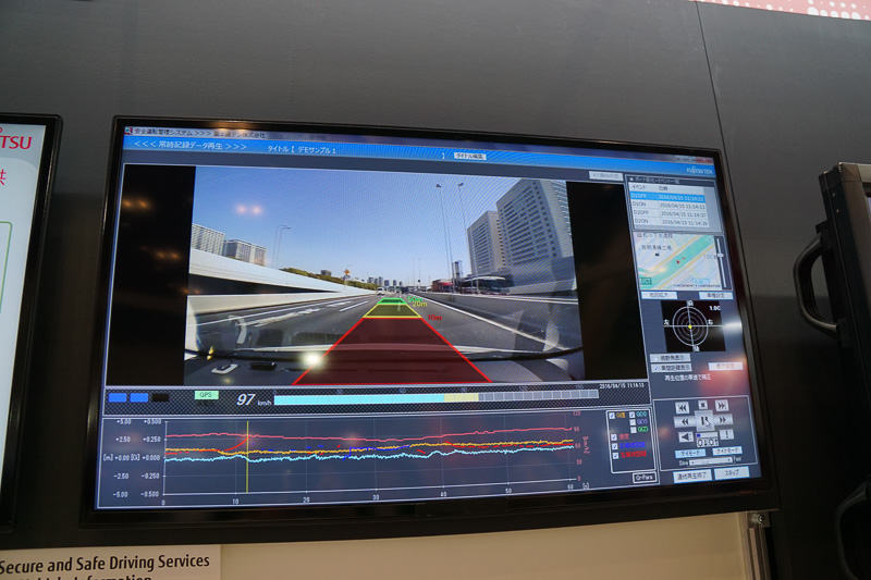[画像]富士通テン、視線センサーを取り入れた安全運転支援システムを披露 / 視線情報と車両のセンサー情報をクラウドで分析(19/25 ...