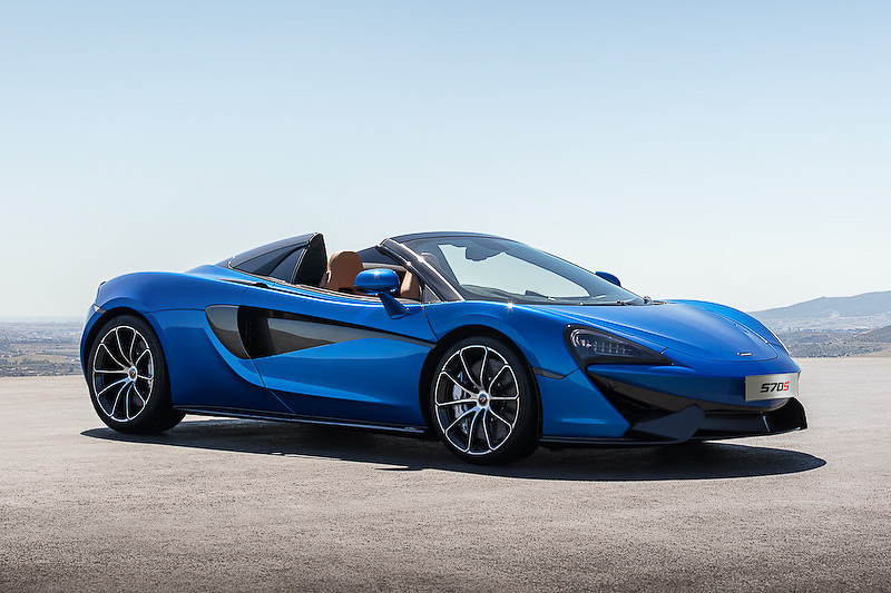 マクラーレン、「570S スパイダー」1泊2日の試乗モニターキャンペーン