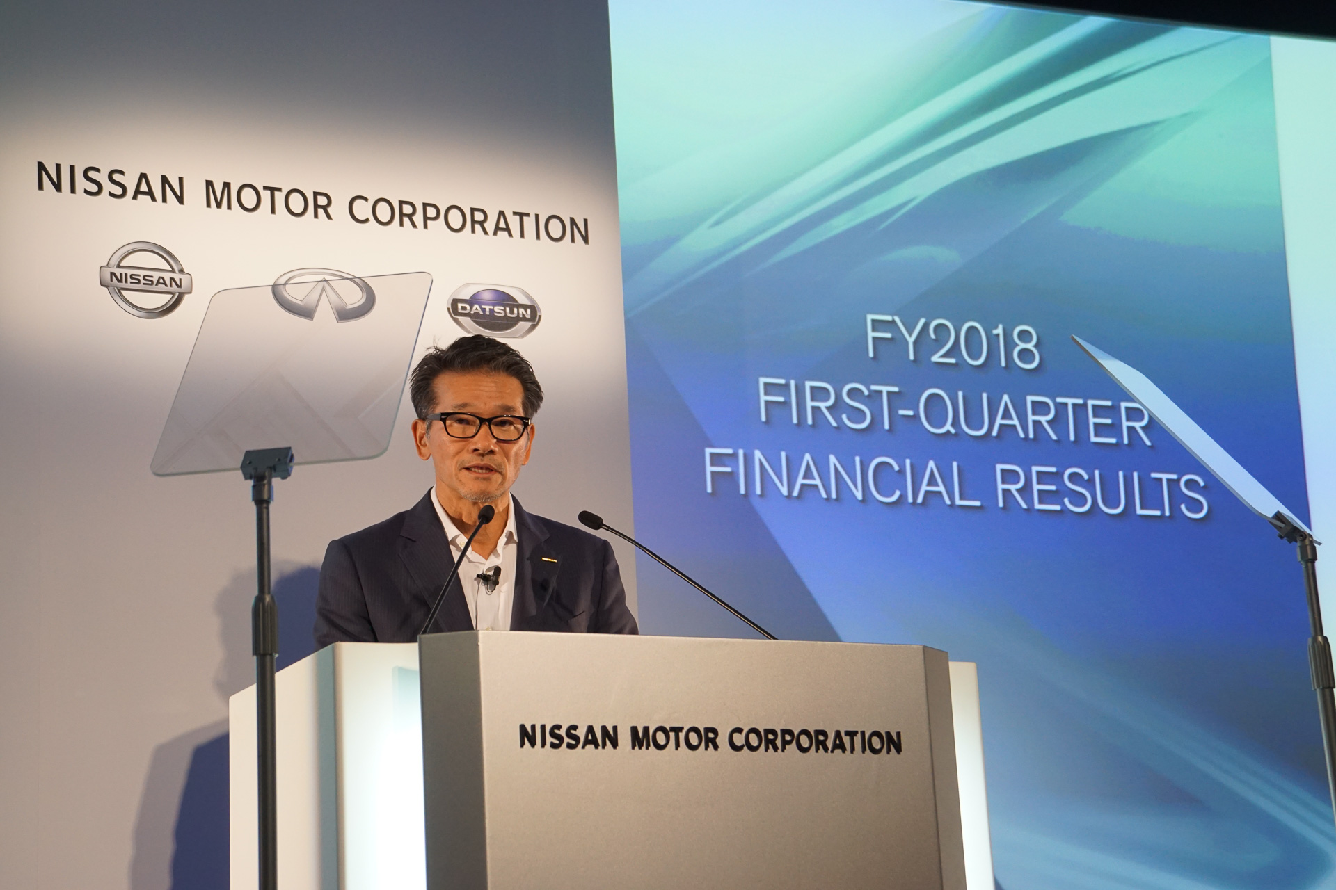 日産、2018年度第1四半期決算説明会。営業利益28.8％減の1091億円で