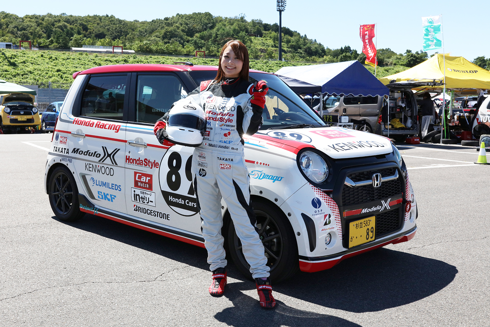 Moduloスマイルの安藤麻貴さんが「N-ONE OWNER'S CUP」初参戦 - Car