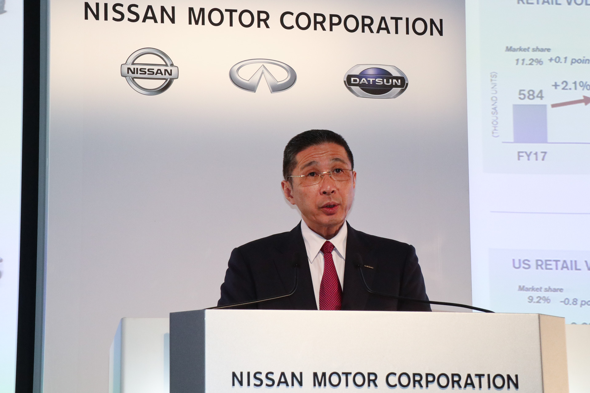 日産、2018年度決算説明会。売上高3.2％減の11兆5742億円、純利益57.3