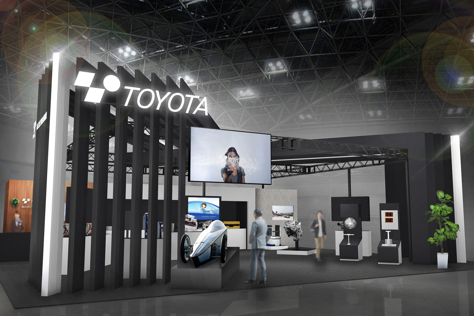 豊田自動織機 電動車6台を接続してエレベーターなどを動かす Acインバーター結合器 など東京モーターショー 19に出展 Car Watch