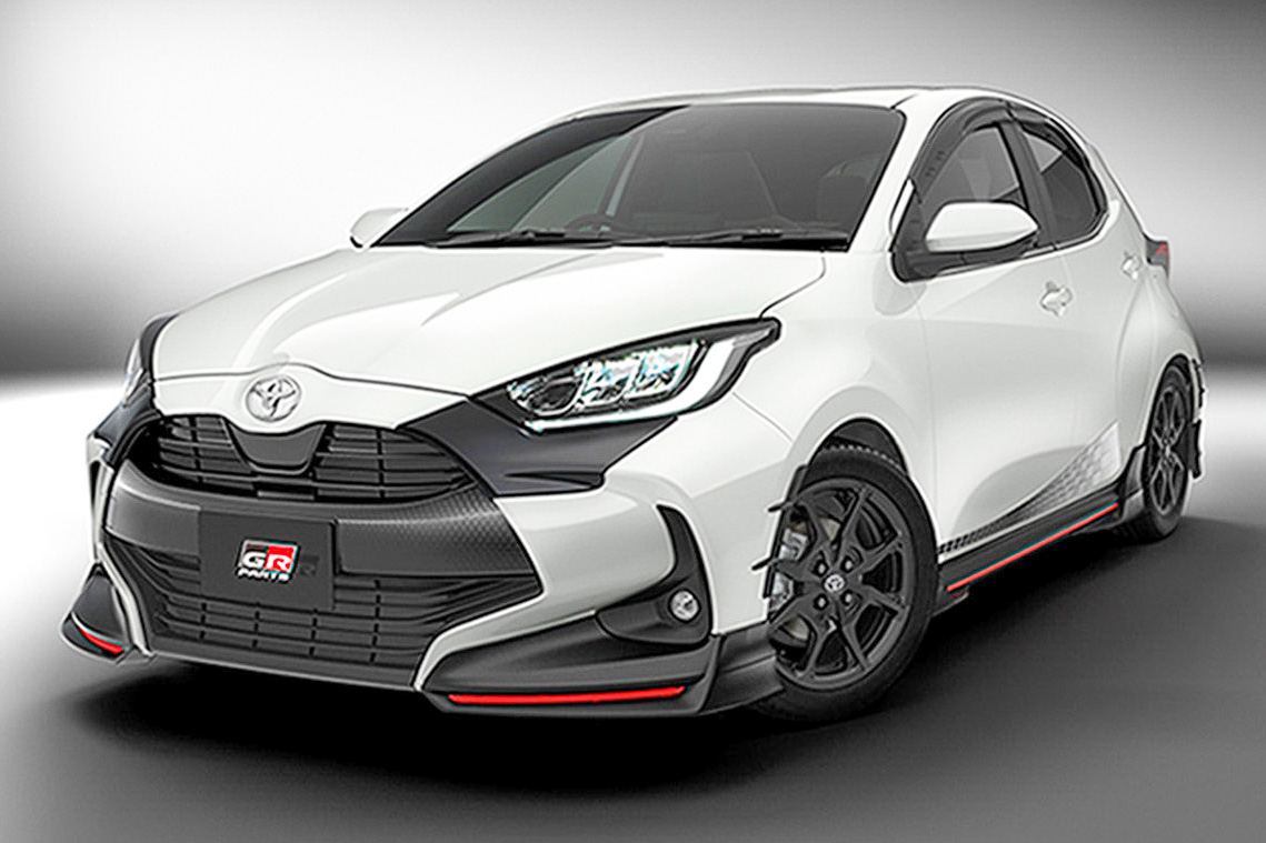 TRD、GR PARTS（TRD）を装着した新型「ヤリス」公開 - Car Watch