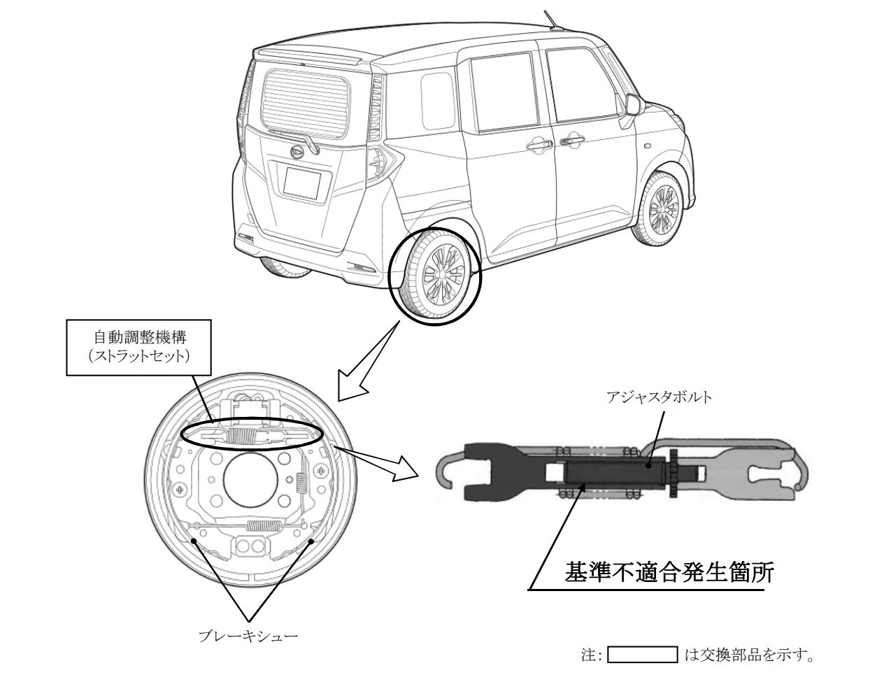 ダイハツ 後輪ブレーキ不具合で計35万3578台をリコール タント など19車種 Car Watch