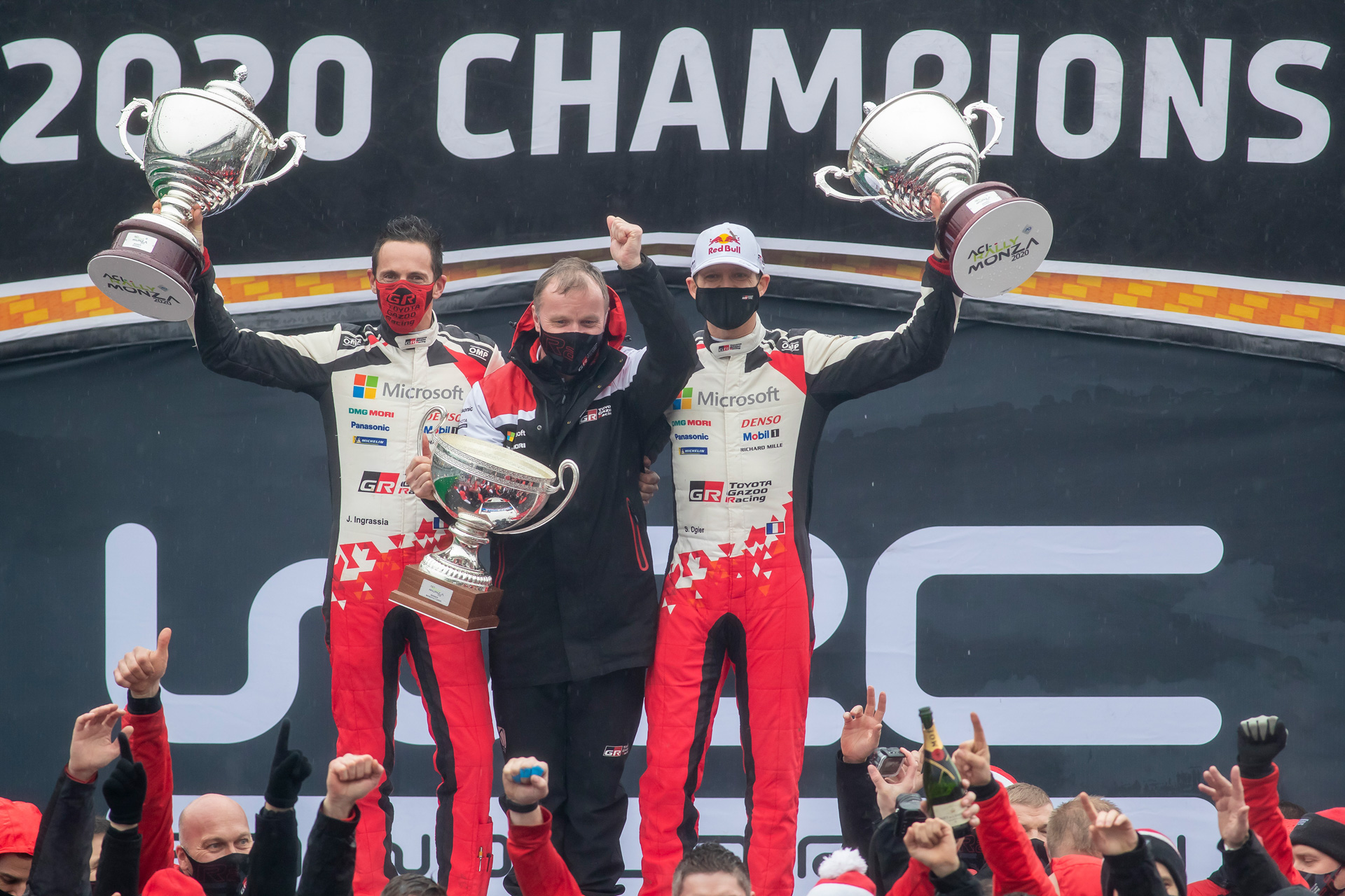 トヨタ、WRCで2年連続ドライバーズタイトル獲得 オジエ選手は7