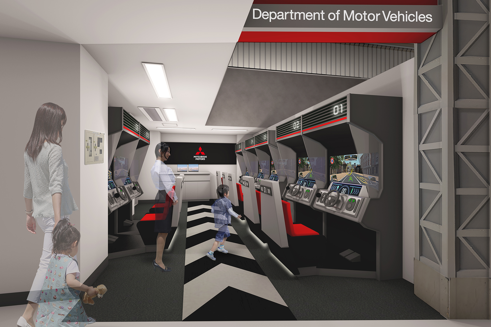 三菱自動車、「キッザニア甲子園」の「運転免許試験場」パビリオンをリニューアル Car Watch