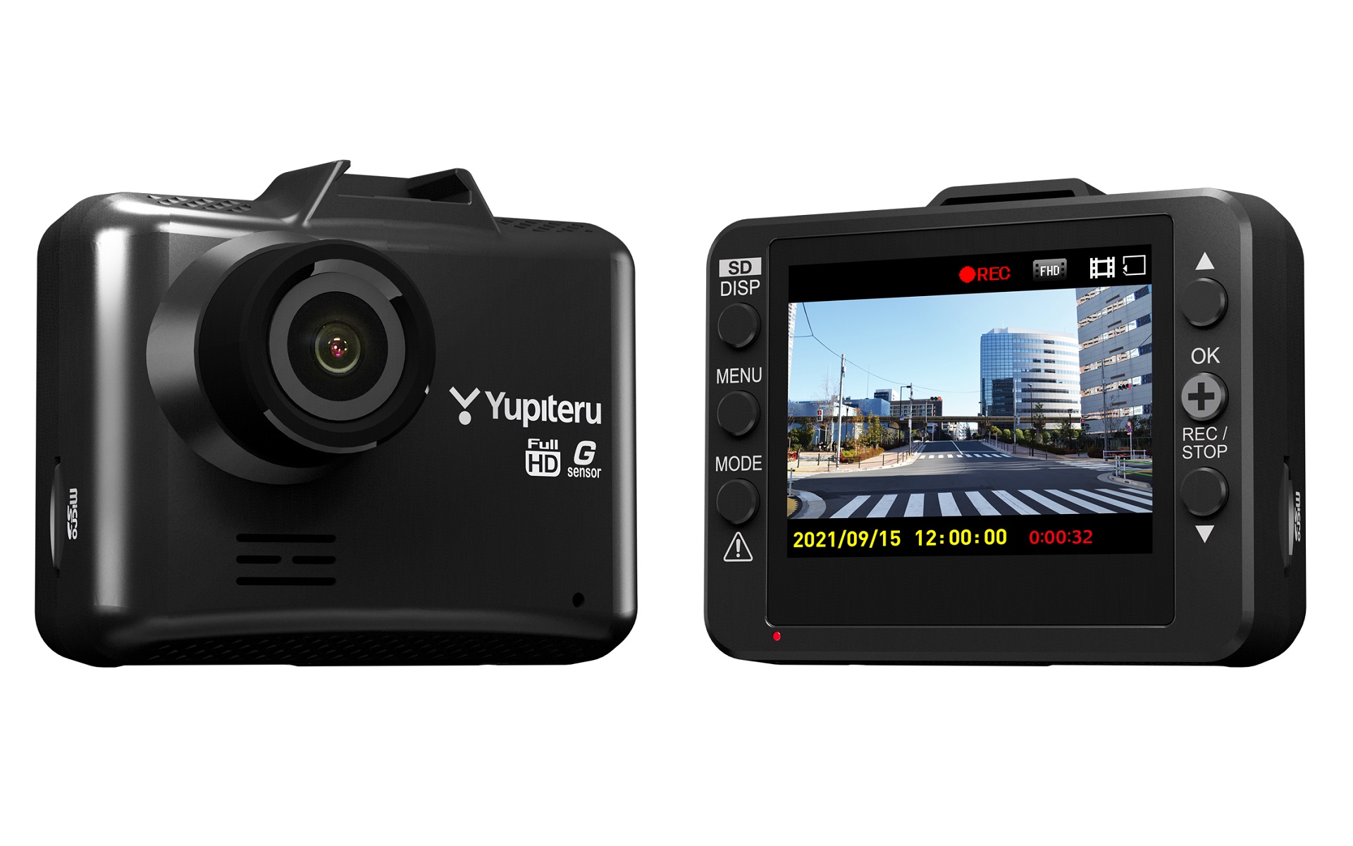 ユピテル、高画質1カメラドライブレコーダー「DRY-ST1200c
