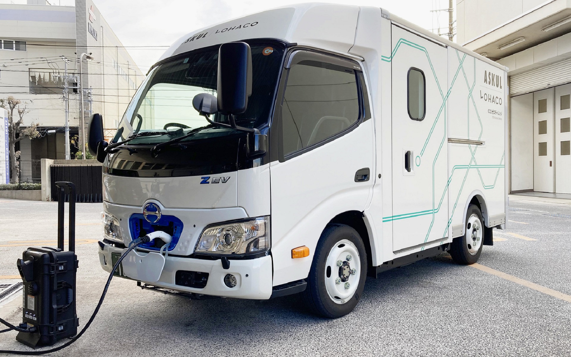 日野、小型BEVトラック「デュトロ Z EV」を用いた電動車最適稼働