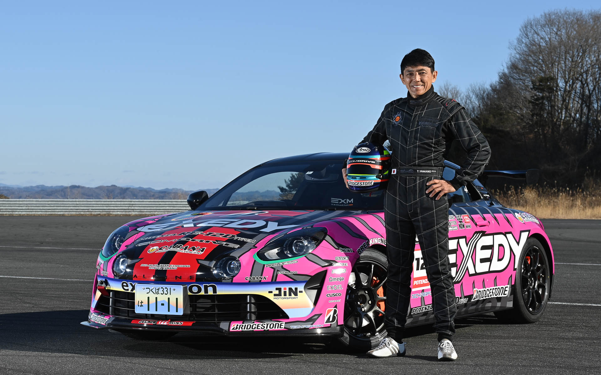 アルピーヌ、JAF全日本ジムカーナ選手権に参戦する山野哲也選手を