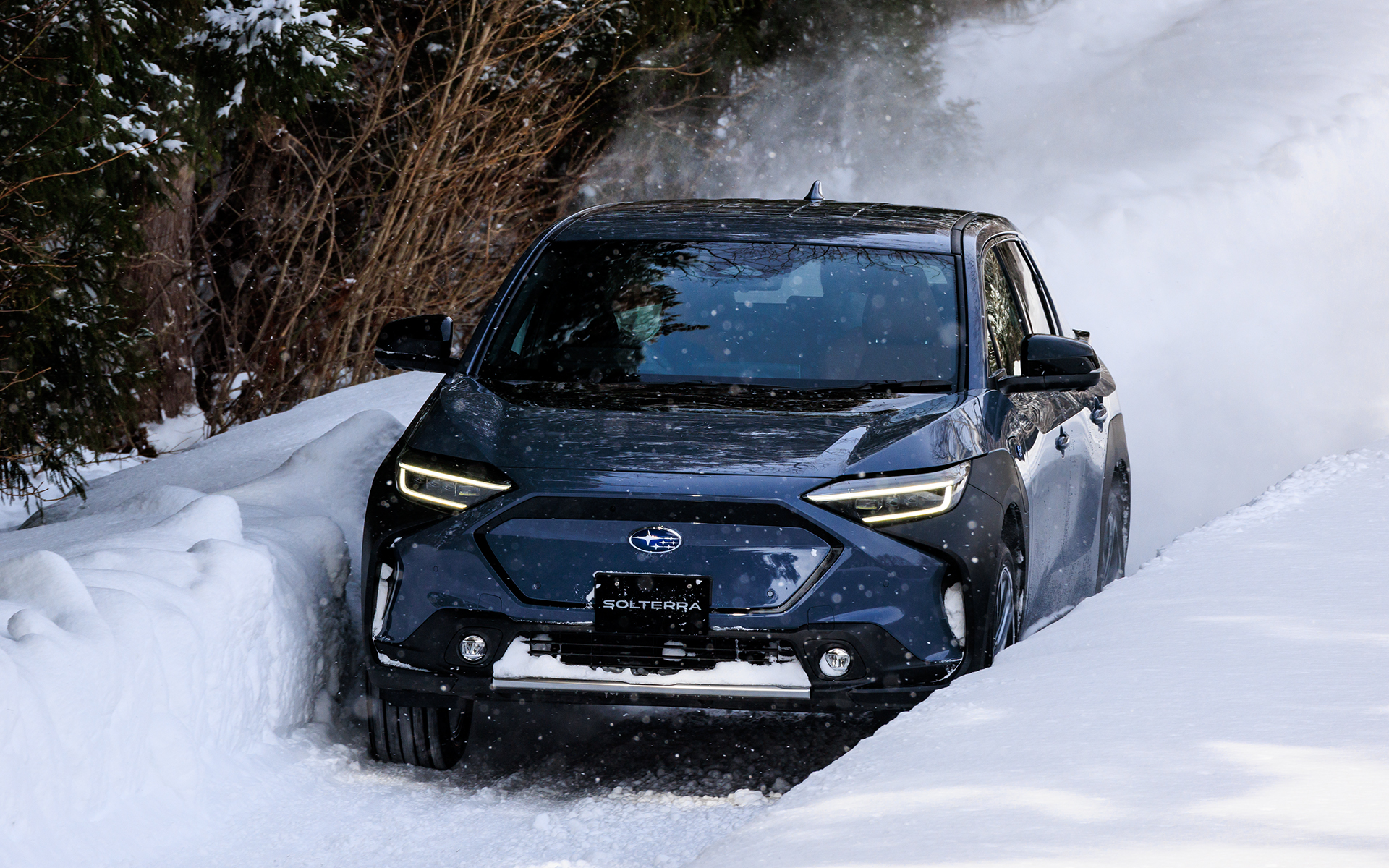 試乗インプレ スバルの新型バッテリev ソルテラ を雪上試乗 Car Watch