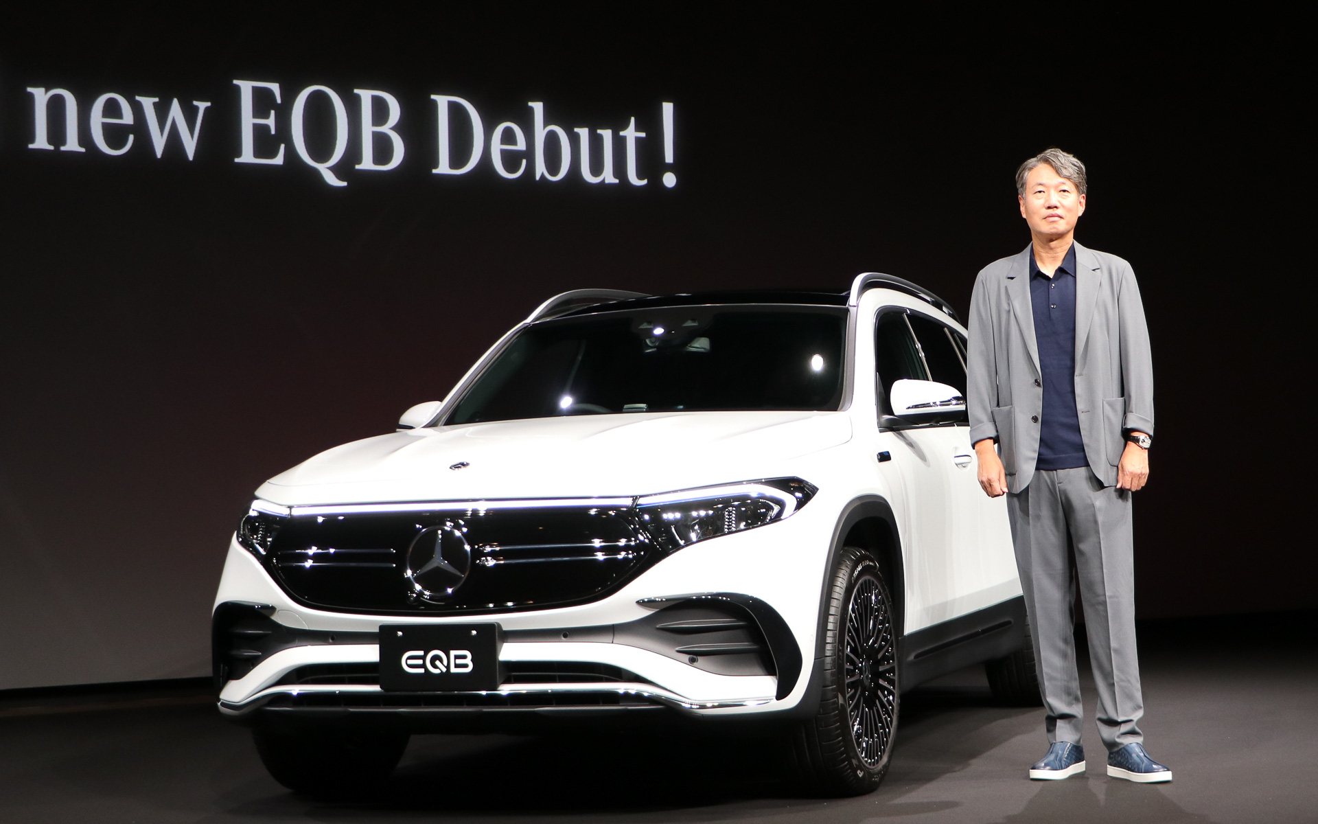 メルセデス ベンツ 新型バッテリev Eqb 発表会 今冬に世界初のev専売拠点をオープンする と上野社長 Car Watch