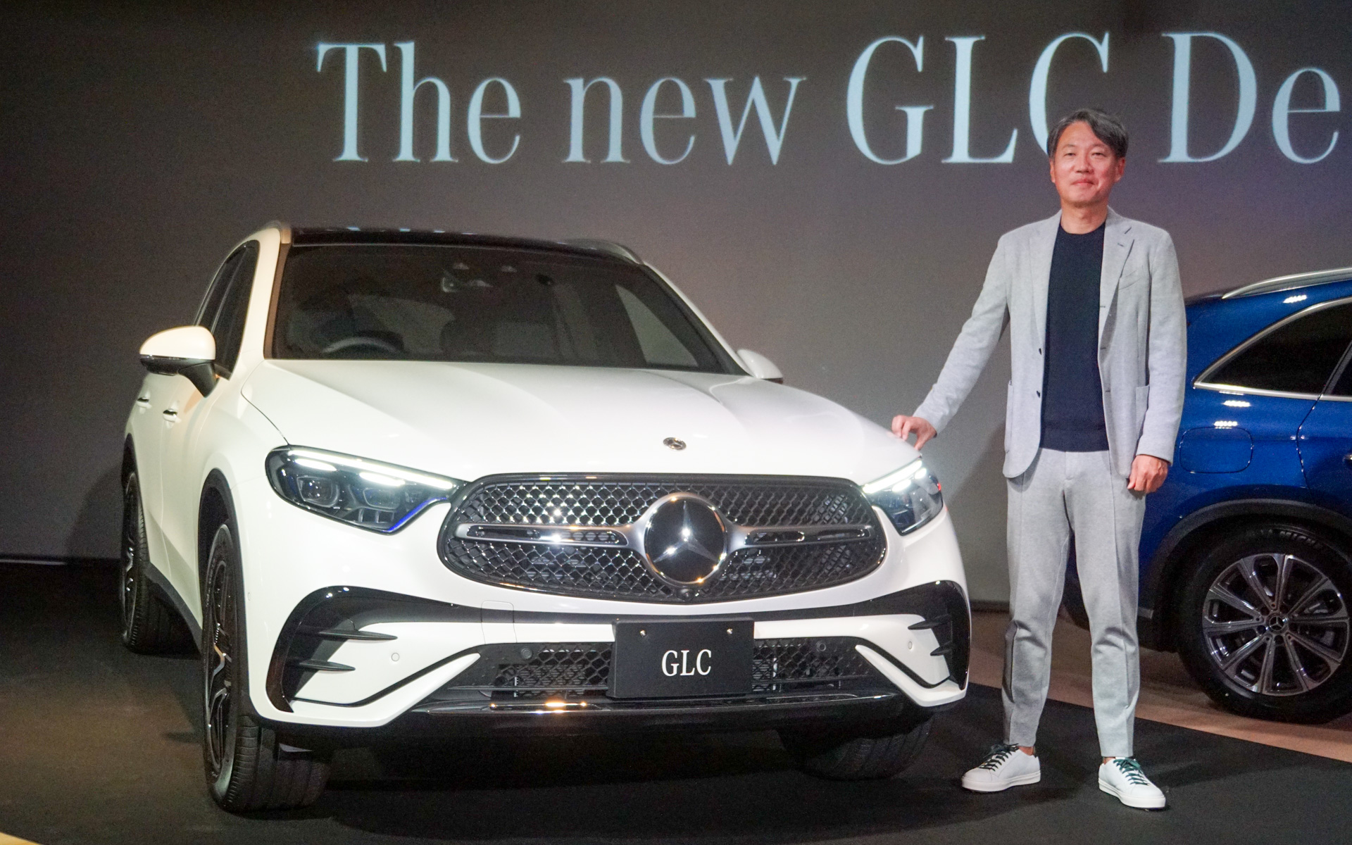 メルセデス・ベンツ、新型「GLC」発表会 上野金太郎社長、新型EVの年内