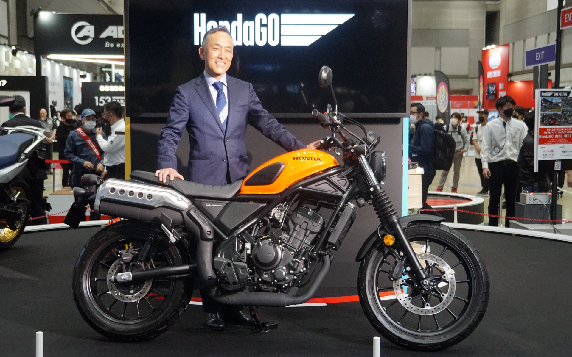 第50回東京モーターサイクルショー】ホンダ、新型「CL250/500」展示