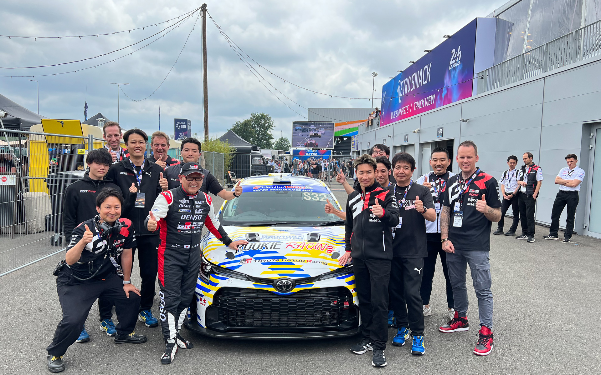 Toyota’s Hydrogen GR Corolla at Le Mans attracts attention with successful demo run