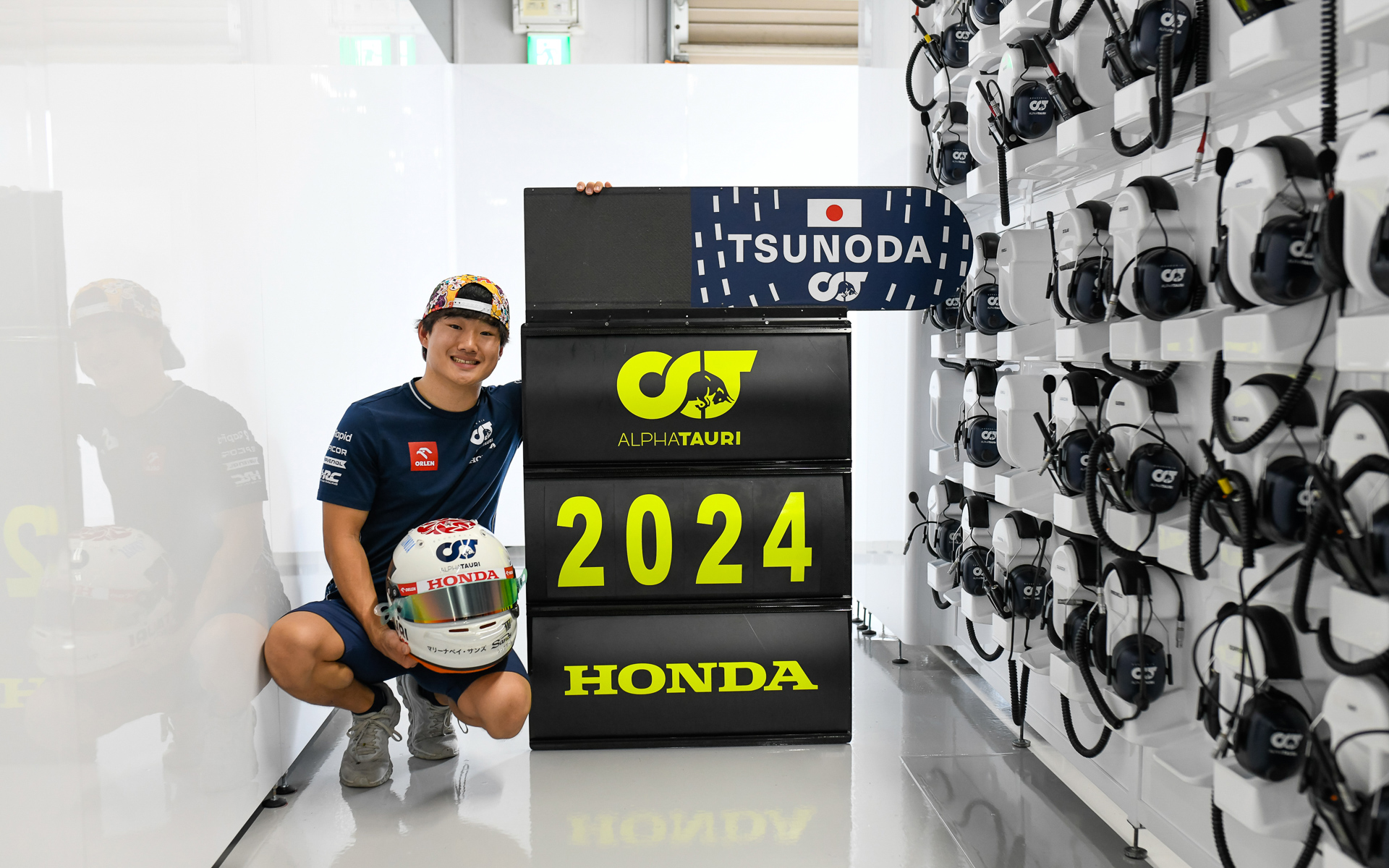 角田裕毅選手、2024年シーズンのF1レギュラー参戦決定 アルファタウリ 