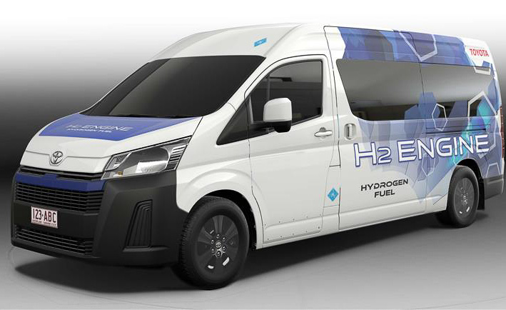 トヨタ、水素エンジン「ハイエース」の走行実証をオーストラリアで開始