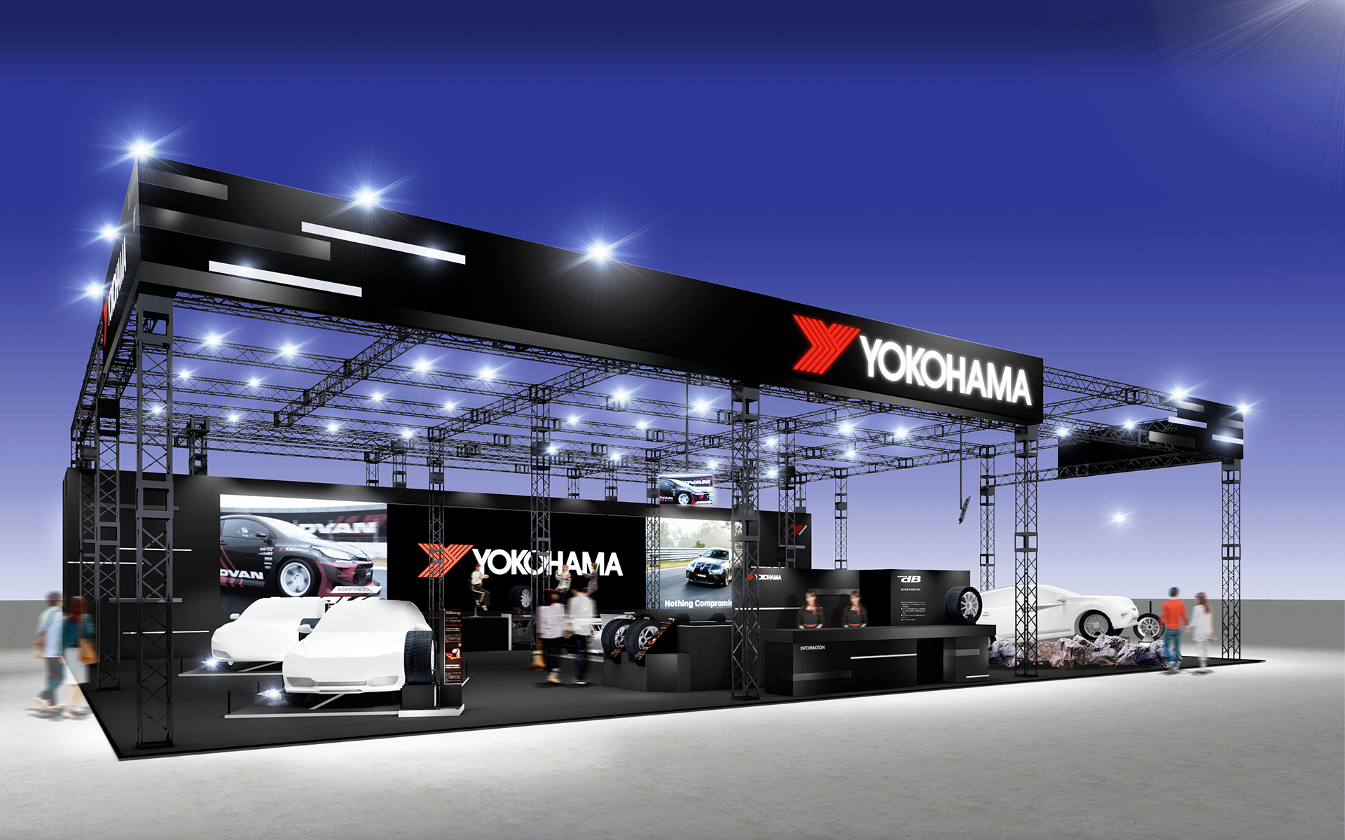 横浜ゴム、「東京オートサロン2024」にタイヤとホイールの2ブースを