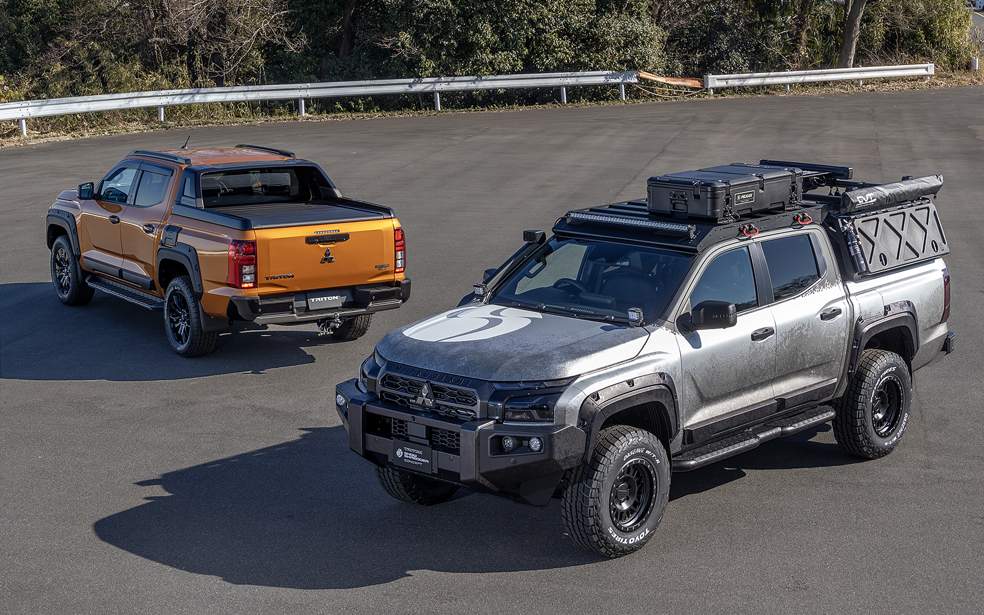 三菱 トライトン GSR 新車取り外し純正オーバーフェンダー純正塗装