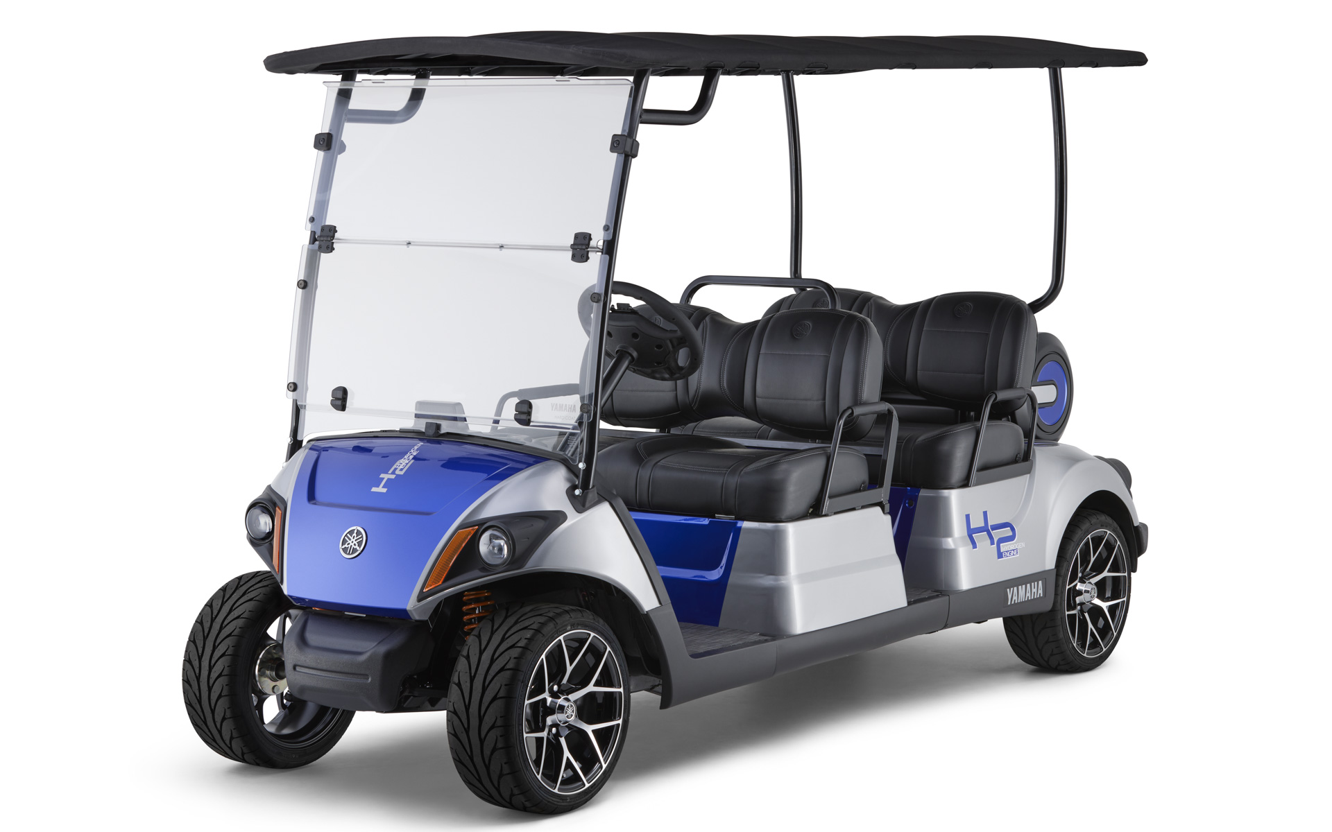 ヤマハ、ゴルフカーに水素エンジンを搭載した「DRIVE H2」世界初公開