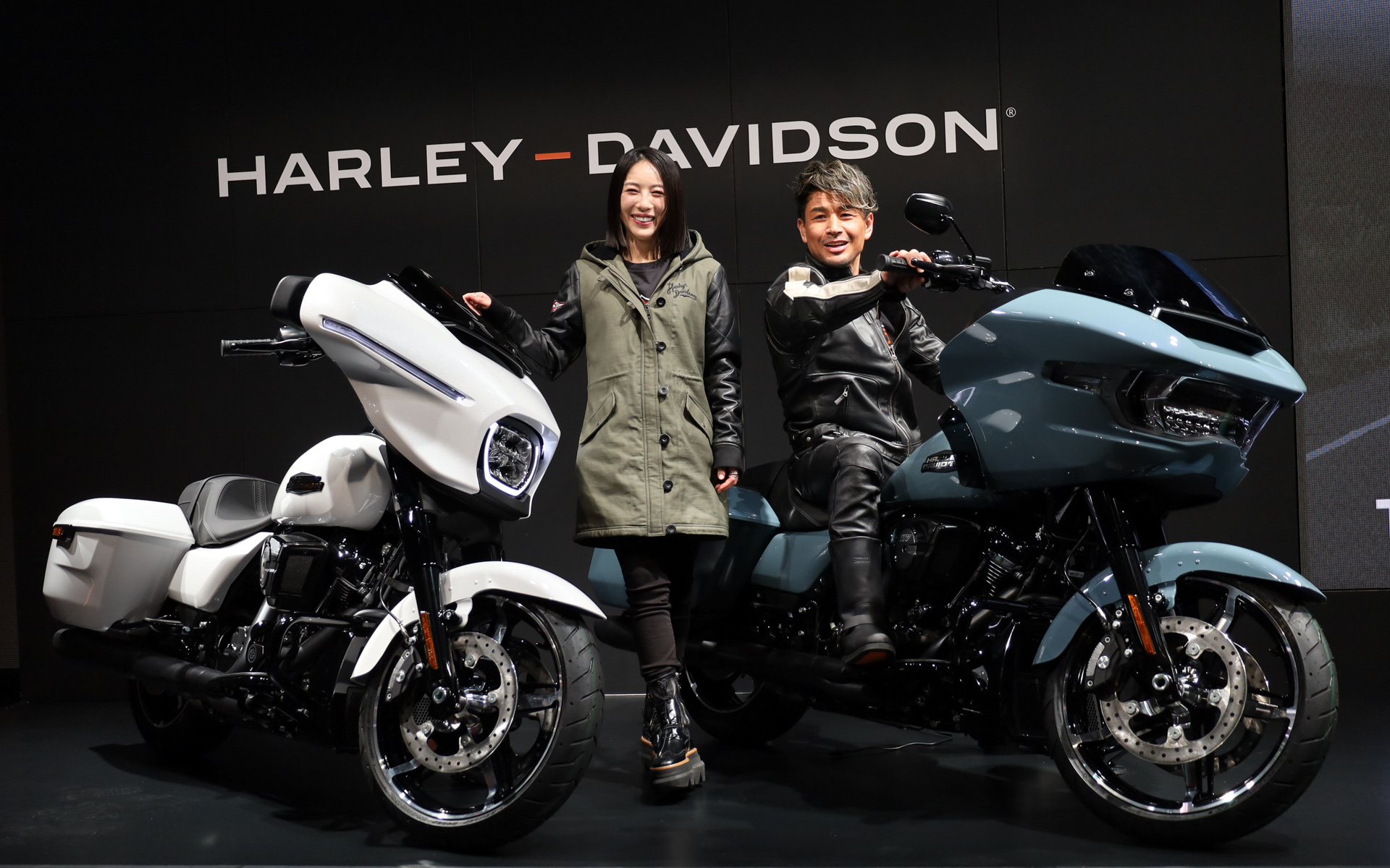 ハーレーダビッドソン、魔裟斗さん・矢沢心さん夫妻と一緒に新型