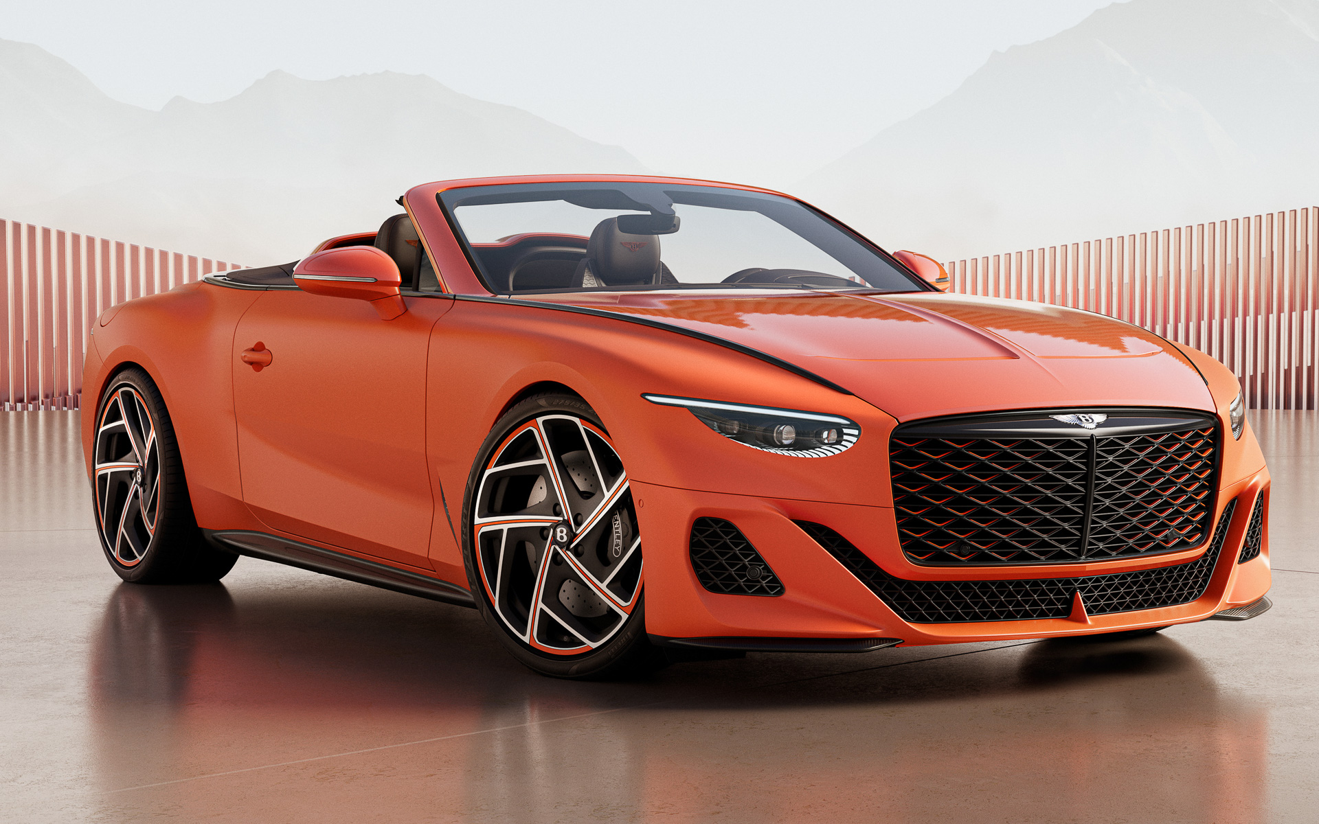 ベントレー、新型「バトゥール コンバーチブル」公開 W12エンジンを