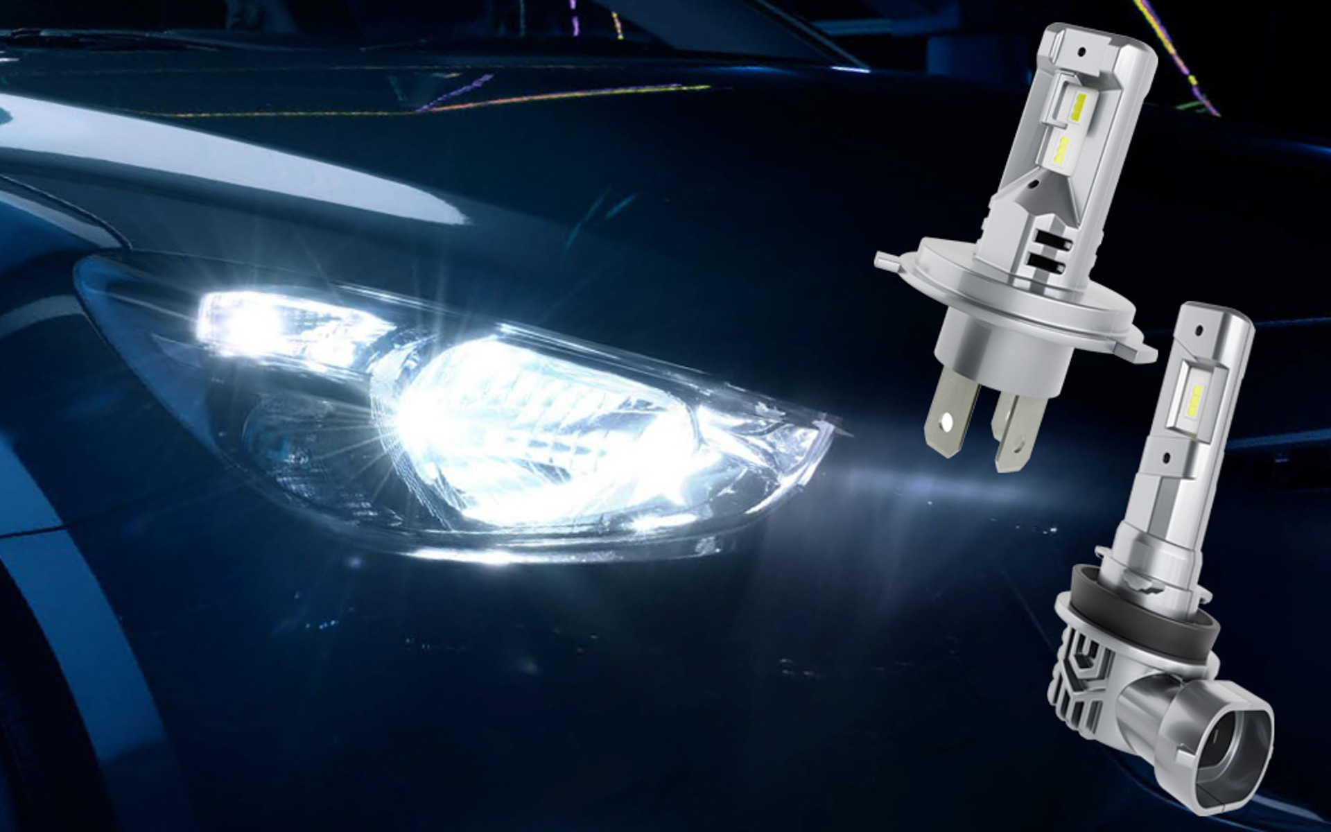 コメリ、オリジナルブランドの「LEDヘッドバルブ・ヘッド＆フォグ