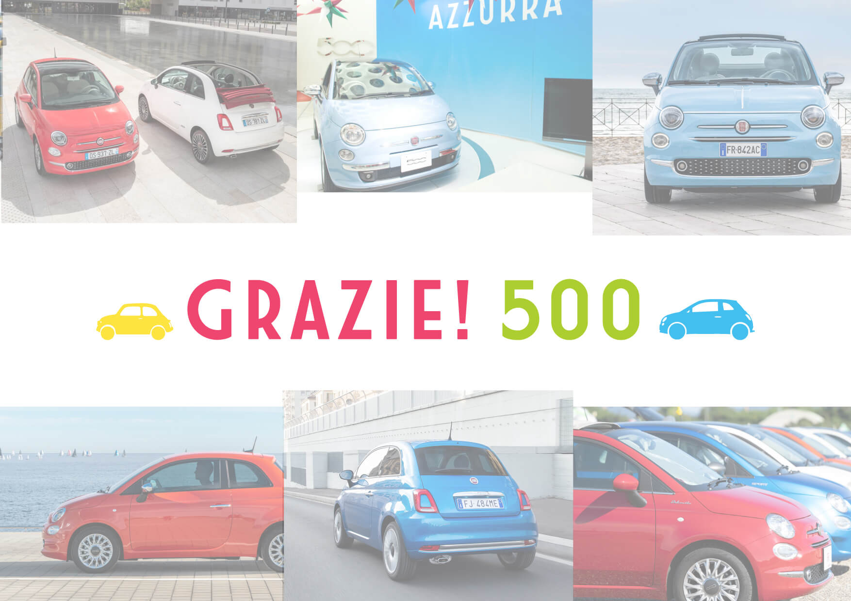 フィアット、日本向け生産が終了した「500」に“ありがとう”「GRAZIE