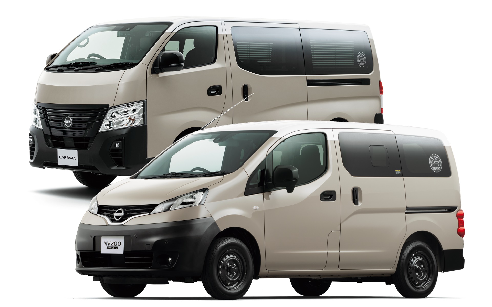 日産、「キャラバン MYROOM」と「NV200バネット MYROOM」をジャパン