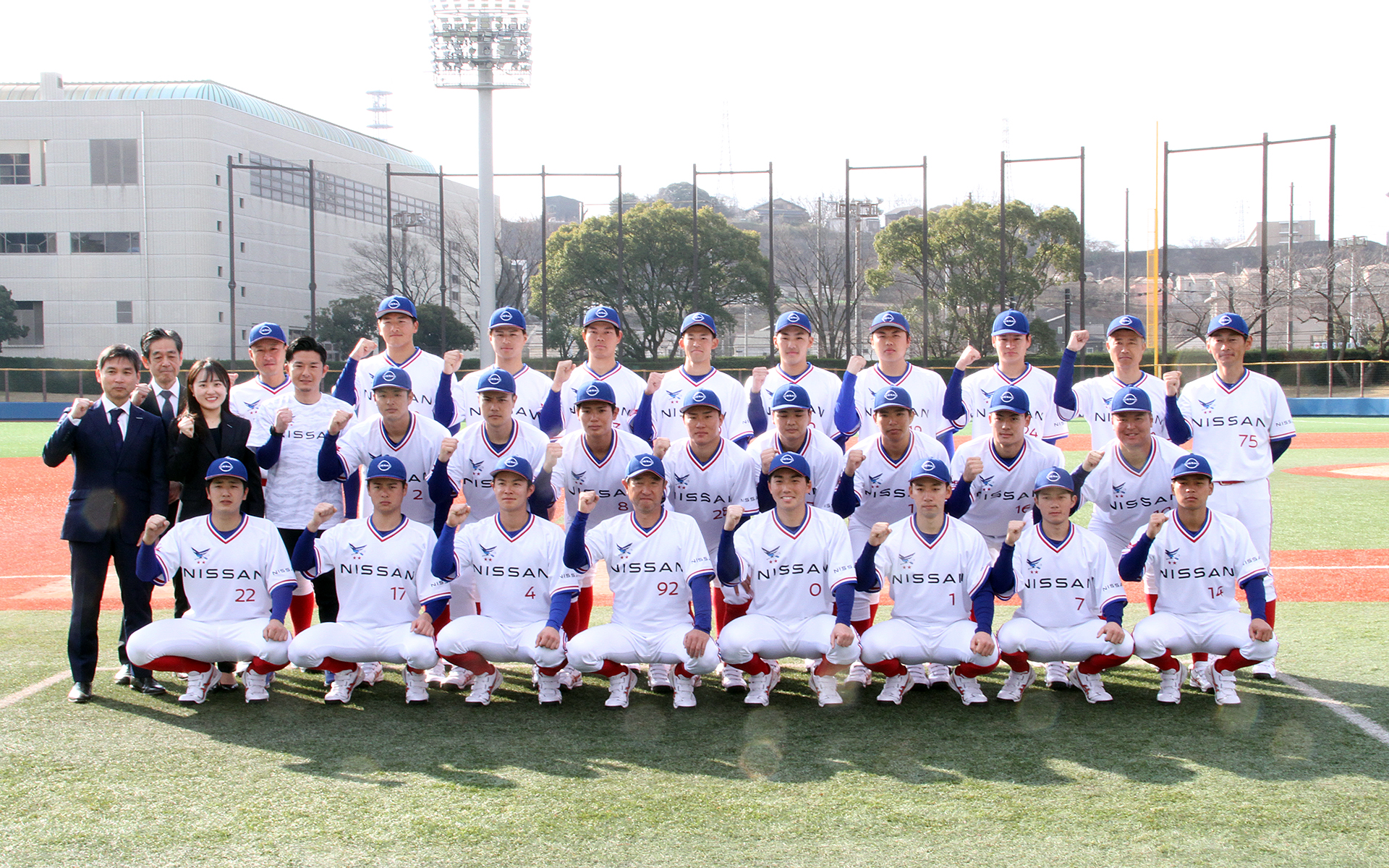 日産自動車本社公式野球部が本格始動 上地克明 横須賀市長「栄光ある