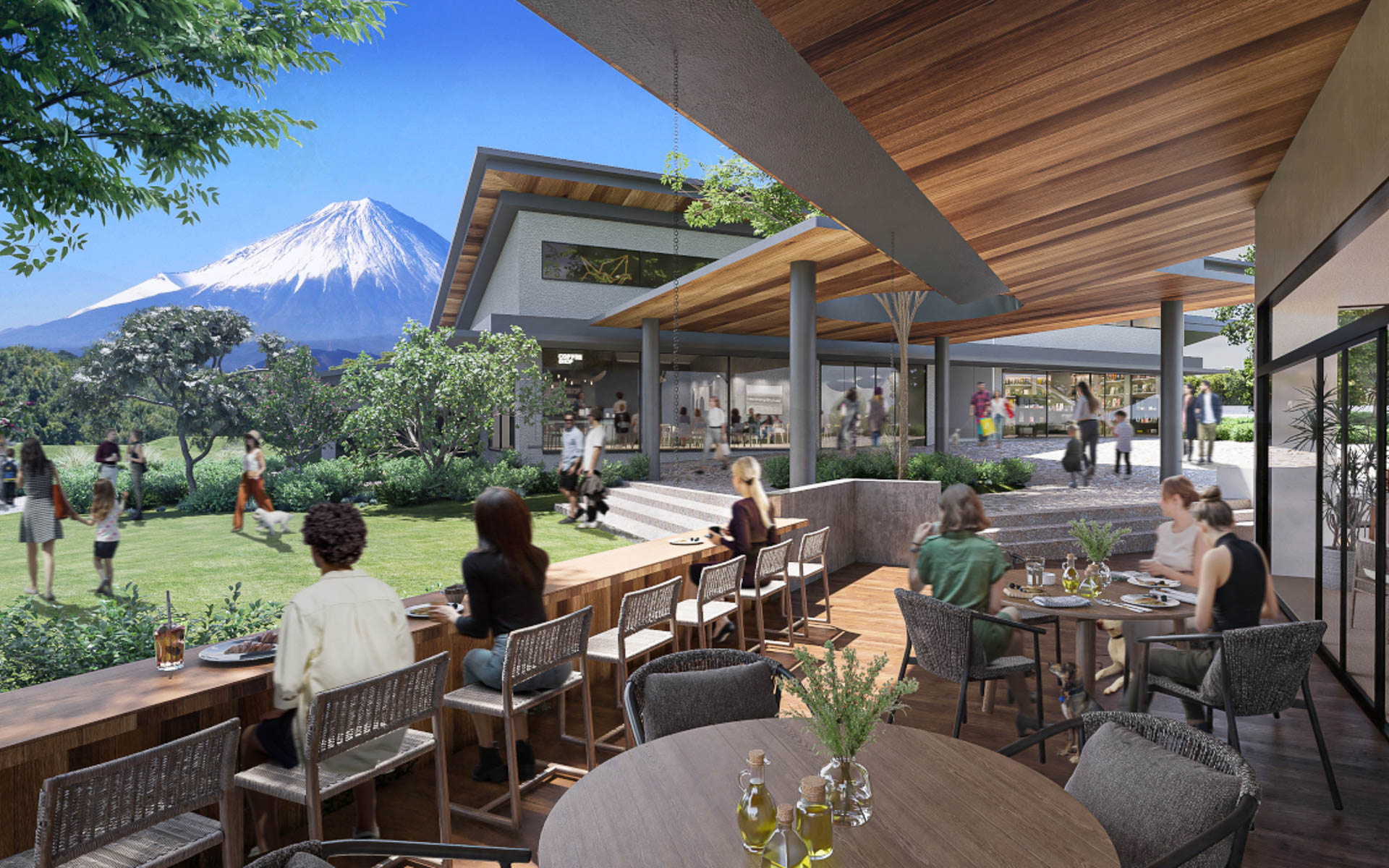 富士モータースポーツフォレストで2026年春から順次開業する新創業施設