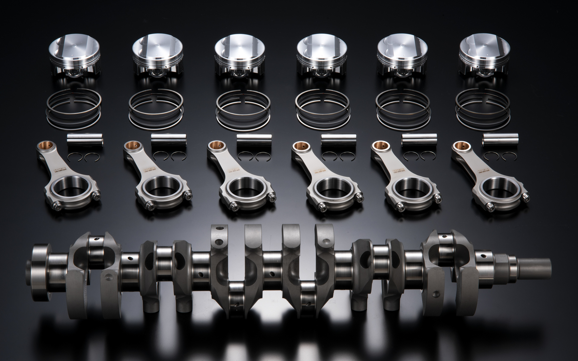 HKS、RB26改2.8L排気量アップキットに高圧縮ピストンを採用した