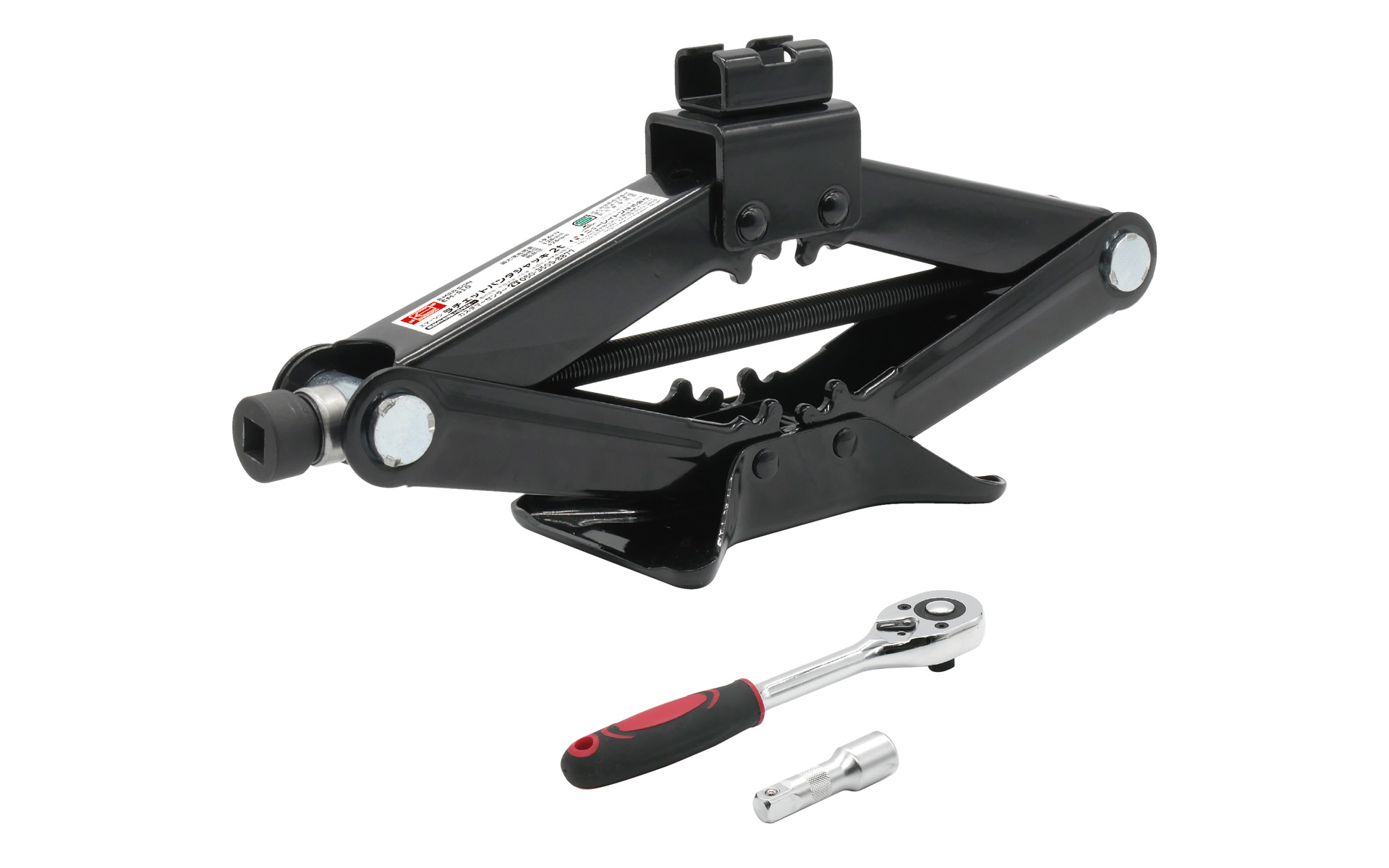 エマーソン、12.7mm差込口採用の「EM-510 ラチェットパンタジャッキ2t