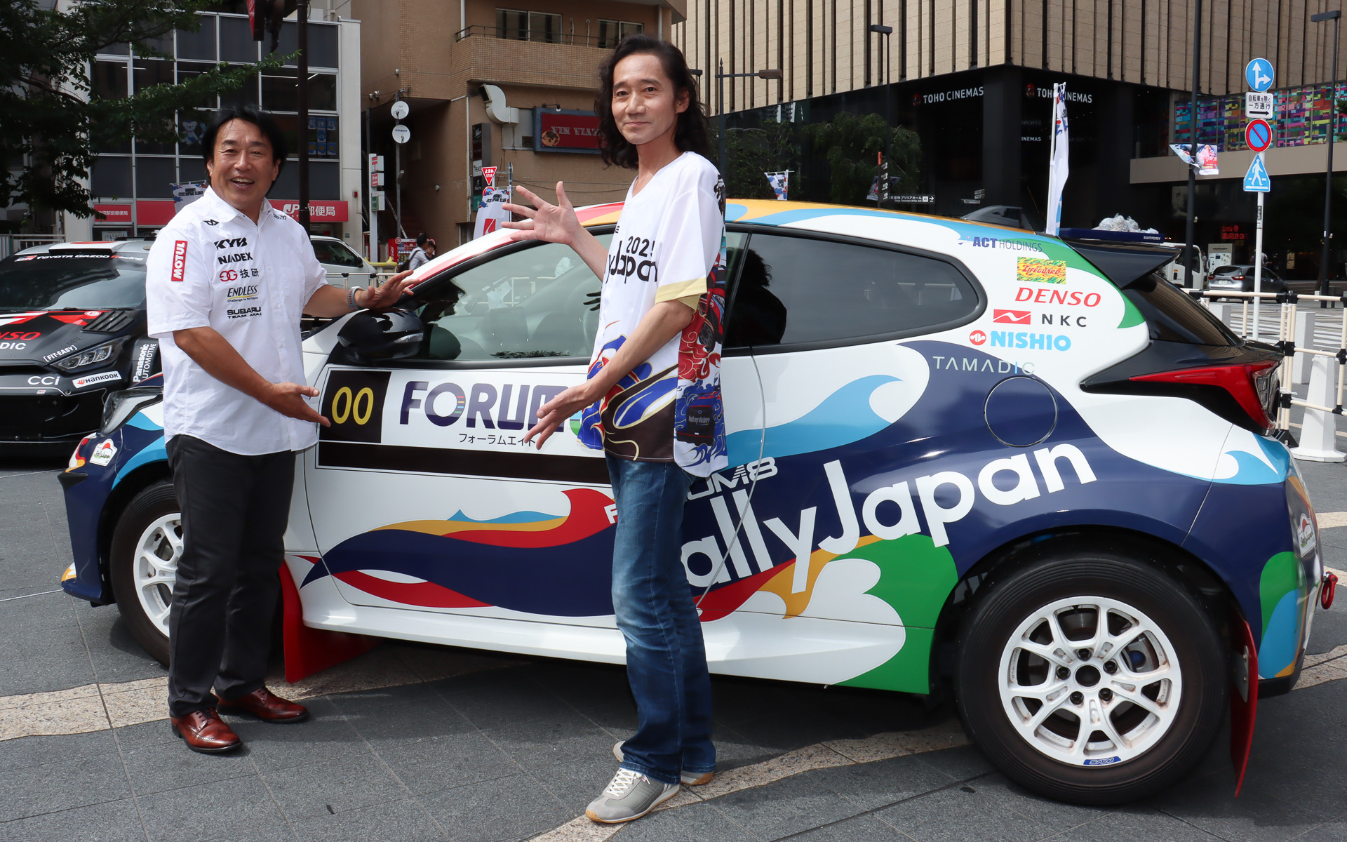 ラリージャパン2025の概要発表会開催 ラリードライバーの新井敏弘選手