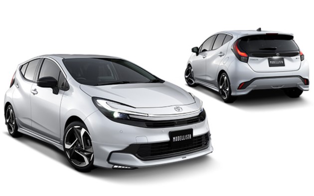 アクア　モデリスタ　ホイール　MXPK アクアMXPK10系】16インチ アルミホイール＆タイヤ 4本セット