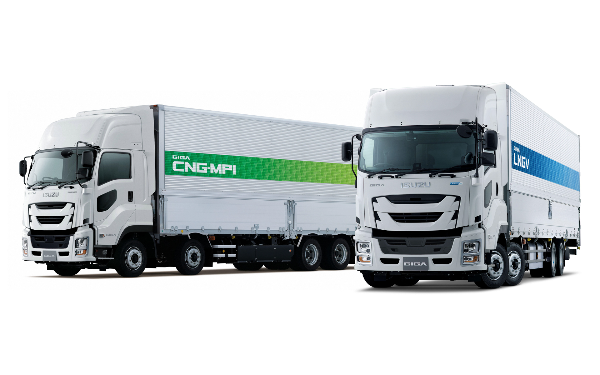 いすゞ、大型トラック「ギガLNG車」「ギガCNG車」改良 ドライバー異常