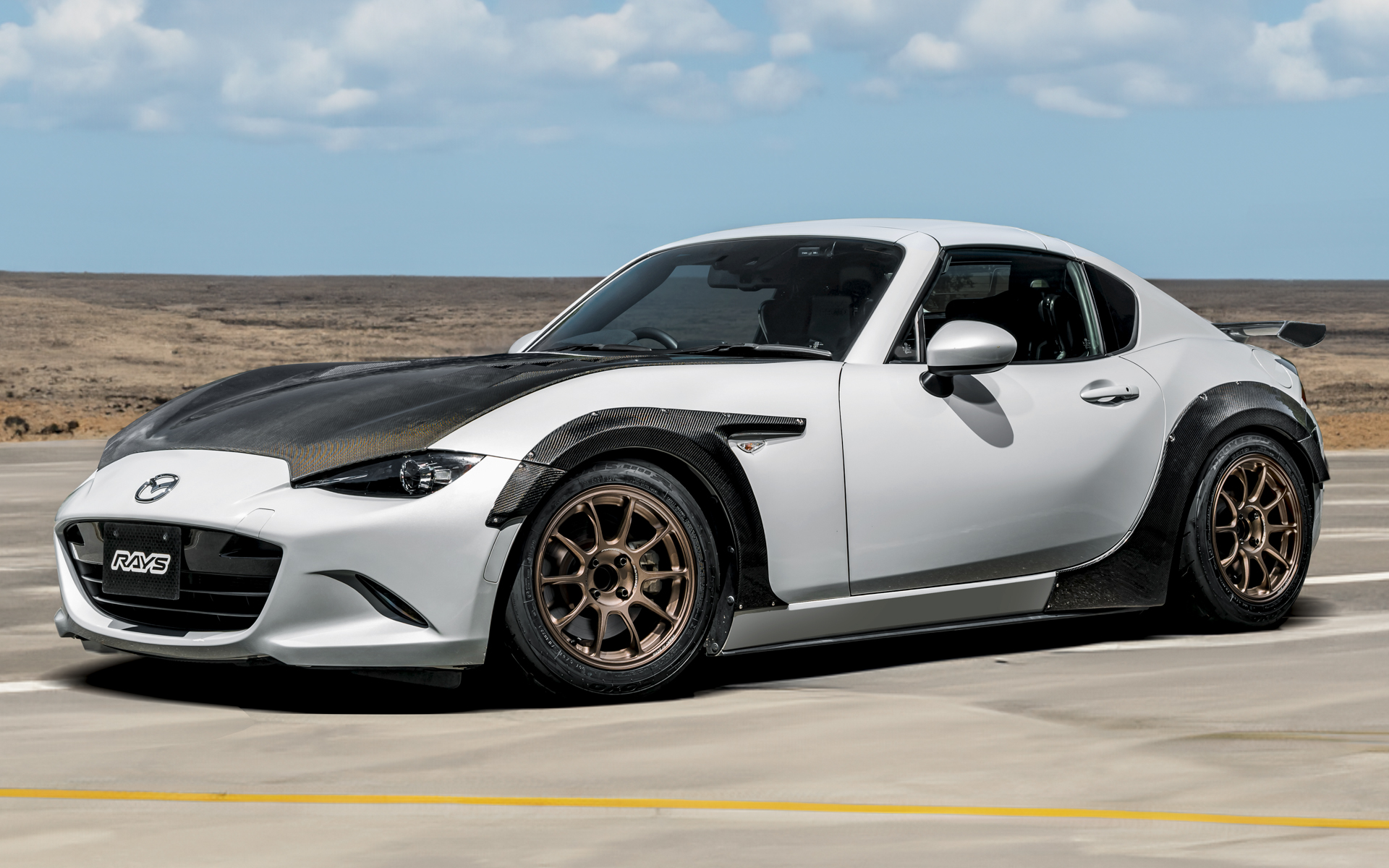 ハイグリップタイヤの性能を最大限に引き出す鍛造1ピールアルミ