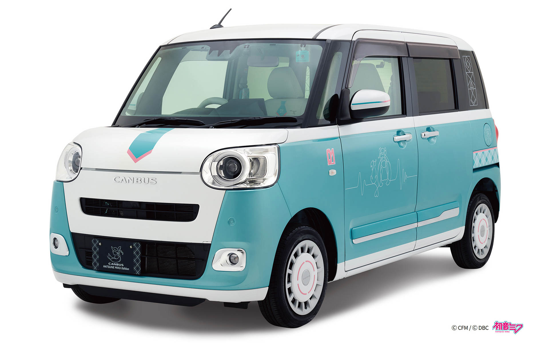 ダイハツ、「ムーブキャンバス」専用用品パッケージ「初音ミク