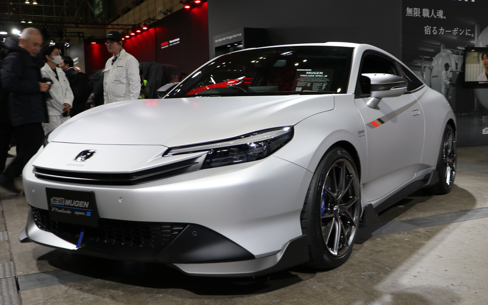 無限、プレリュード用ボディキット「SPEC.III」装着車を初披露 ドライ