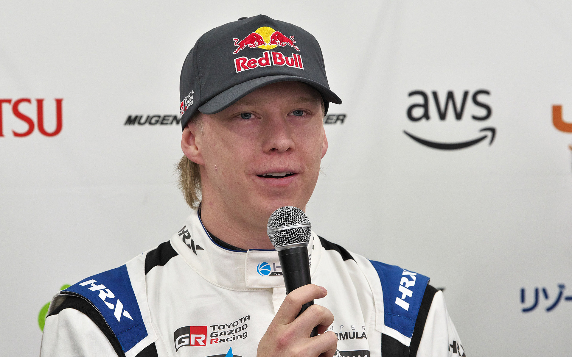 スーパーフォーミュラテストに参加したカッレ・ロバンペラ、会見で